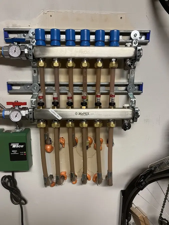 Plumber performing Gas Line Installation at a residential property in Fort Myers